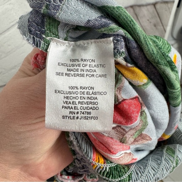 Patrons of Peace Blue Floral Print Jumpsuit Size XS - Picture 9 of 9